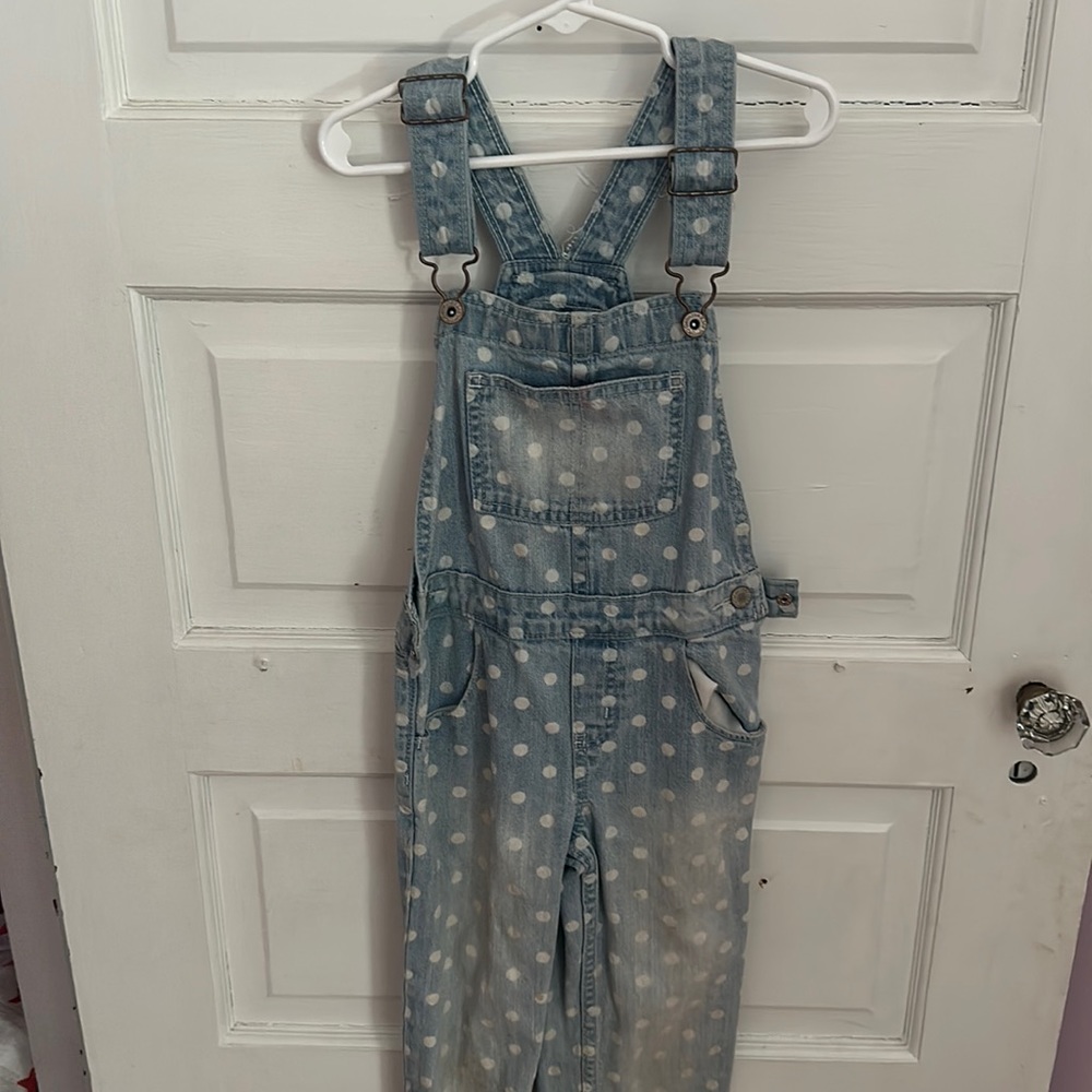 4T polkadot overalls